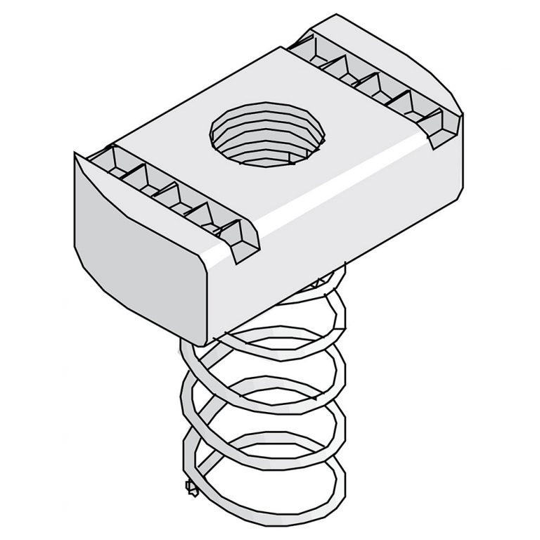 Unistrut PNL Long Spring Channel Nuts Metal Fabrication Supplies