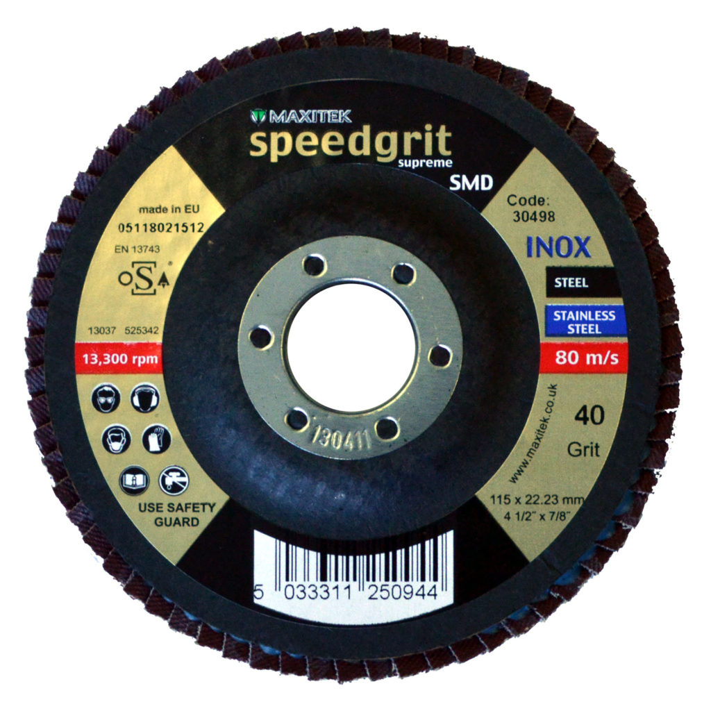 Klingspor SMT926 Abrasive Mop Discs for Inox & Mild Steel Metal